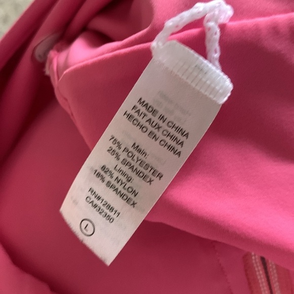 LOVESHACKFANCY X Beach Riot One Piece Cheryl Swimsuit Hint of Hibiscus L - Picture 8 of 12